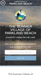 Mobile Screenshot of parklandbeachsv.ca